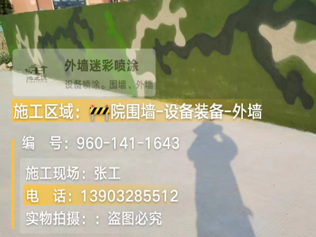 平凉 迷彩漆喷涂价格（按平方米计费）